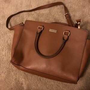 New York &company brown leather purse